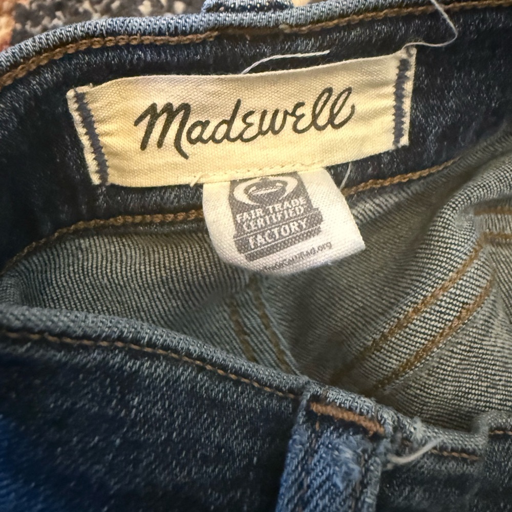 Madewell Skinny Flare Jeans 24 Dark Wash High Rise Slimming Boot Jeans - Picture 7 of 9